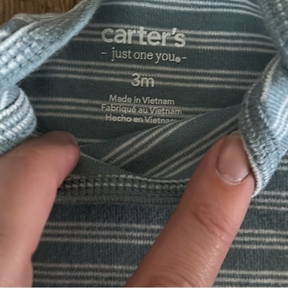 Carters Onsies Various Sizes Green and White (x3) - Picture 4 of 7